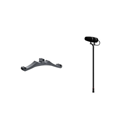 DPA Microphones 4099 CORE+ Supercardioid Instrument Microphone with Clip for Bass, Black