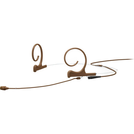 DPA Microphones d:fine CORE 4266 Omnidirectional Flex Two-Ear Headset Microphone with MicroDot Connector, 90mm Boom, Brown