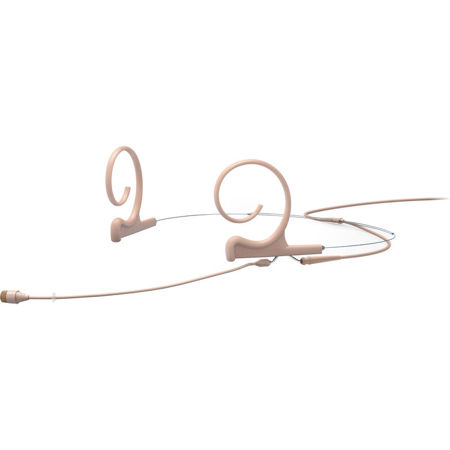 DPA Microphones d:fine CORE 4266 Omnidirectional Flex Two-Ear Headset Microphone with TA4F Mini-XLR Connector, 90mm Boom, Beige