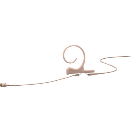 DPA Microphones d:fine CORE 4266 Omnidirectional Flex One-Ear Earset Microphone with TA4F Mini-XLR Connector, 90mm Boom, Beige
