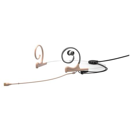 DPA Microphones d:fine FIO66F00-2-IE1-B Dual-ear Omni Headset Mic, Beige