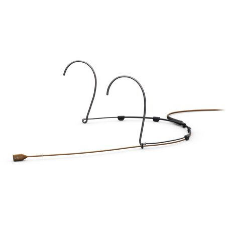 DPA Microphones d:fine CORE 4088 Directional Headset Microphone with 3-Pin LEMO Connector, Medium, Brown