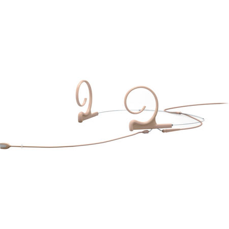 DPA Microphones d:fine CORE 4188 Slim Directional Flex Two-Ear Headset Microphone with 1/8" Mini-Jack Connector, 120mm Boom, Beige