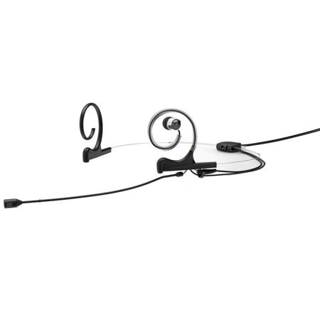 DPA Microphones d:fine 88 Dual-ear Directional Broadcast Headset Microphone with MicroDot Connector, 120mm Boom, Single In-Ear, 20Hz-20kHz, Black