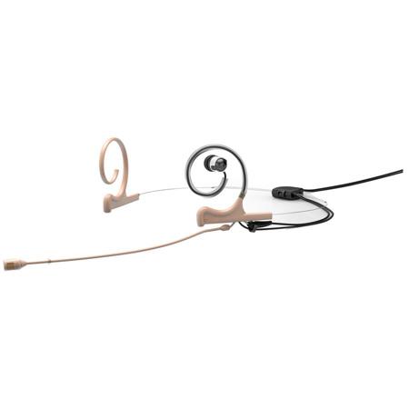 DPA Microphones d:fine FID88F00-2-IE1-B Dual-ear Broadcast Headset Mic, Beige