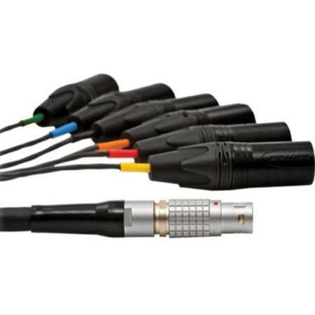DPA Microphones DAO5105 16.4' Lemo Multipin to 6x XLR-M Multicore Cable for 5100 Mobile Surround Microphone