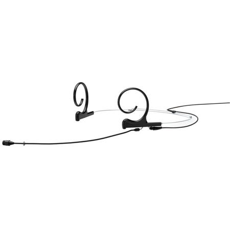 DPA Microphones d:fine 66 Dual-Ear Omnidirectional Headset Microphone with Hardwired 3-Pin LEMO Connector and 110mm Long Boom, 20Hz-20kHz, Black