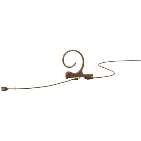 DPA Microphones d:fine Single-Ear Omnidirectional Headset Microphone with Microdot Termination and 90mm Medium Boom, Adaptor Required, 20Hz-20kHz, Brown