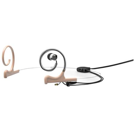DPA Microphones d:fine Single In-Ear Broadcast Headset Mount, Dual-Ear, MicroDot Connector, Beige