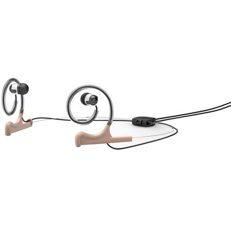 DPA Microphones d:fine Dual Earbud Broadcast Headset, Beige