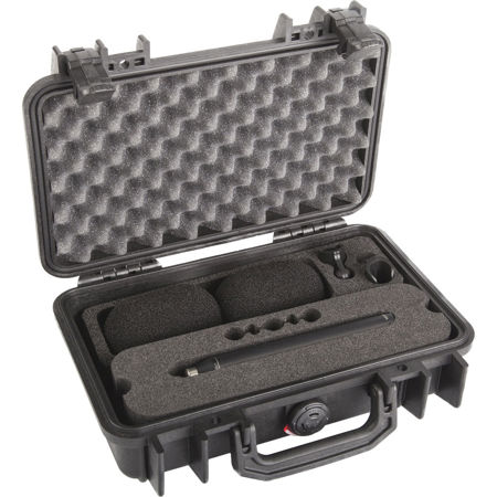 DPA Microphones d:dicate 4007A Stereo Pair 12mm Omnidirectional Condenser Microphones, Includes 2x MMP-A Standard Preamplifiers, 2x Microphone Clips, 2x Foam Windscreens and Peli Case