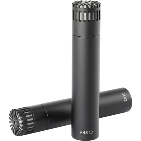 DPA Microphones 2015 Compact Wide Cardioid Condenser Stereo Microphone, Pair, Matte Black