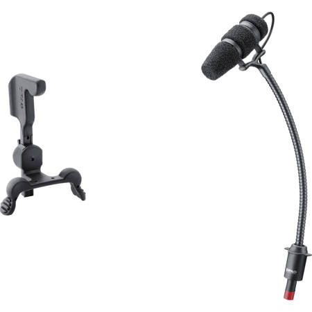 DPA Microphones d:vote 4099V Supercardioid Clip Microphone with XLR Adapter for Violin and Mandolin, 20Hz-20kHz Frequency Range