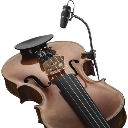 DPA Microphones d:vote 4099V Supercardioid Clip Microphone with XLR Adapter for Violin and Mandolin, 20Hz-20kHz Frequency Range