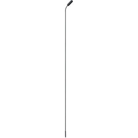 DPA Microphones d:screet SC4098 Miniature High Supercardioid Podium Microphone, 120cm Boom, Top & Bottom Gooseneck with MicroDot Connector, Black