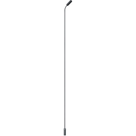 DPA Microphones d:screet SC4098 Miniature High Supercardioid Podium Microphone, 120cm Boom, Top Gooseneck Only with Standard XLR Connector, Black