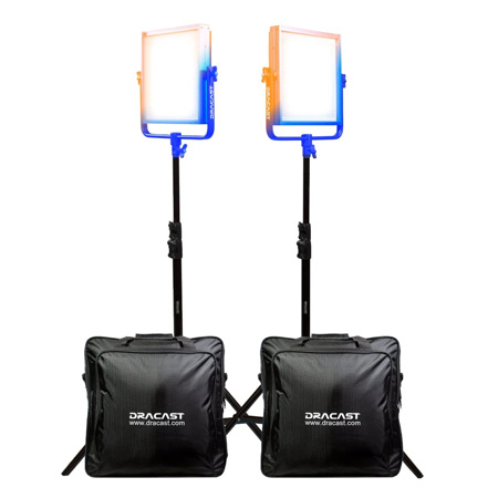 Dracast Pro Series LED1000 60W Bi-Color LED 2-Light Kit, V-Mount