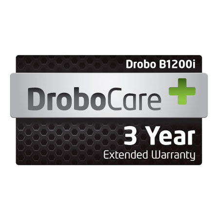 Drobo 3 Years Enhanced DroboCare Warranty for Drobo B1200I