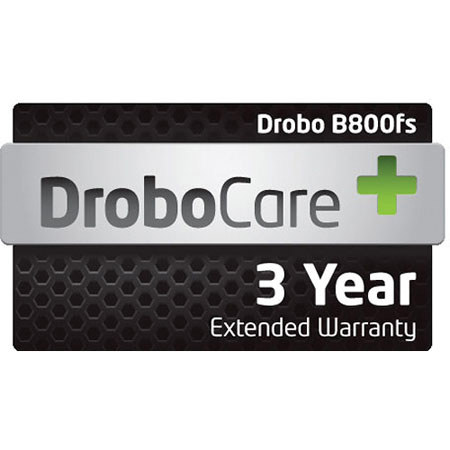 Drobo 3 Years Enhanced DroboCare Warranty for B800FS Storage Array