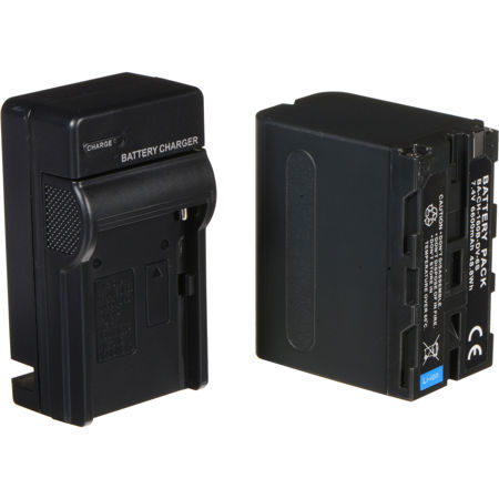 Dracast NP-F 6600mAh Battery and Charger Kit