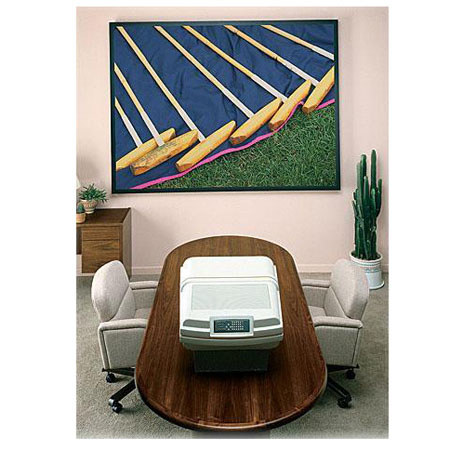 Draper Clarion 4:3 Format Fixed Frame Wall Screen with Vel-Tex, 60x80"