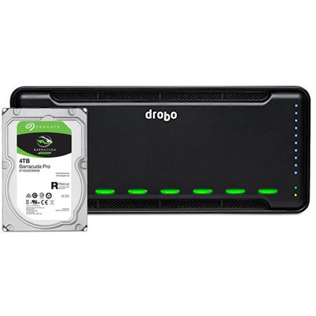 Drobo 8D 32TB (8x4TB) 8-Bay Storage Array, 2x Thunderbolt 3