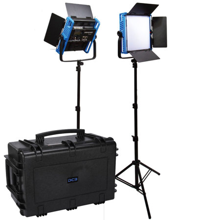 Dracast Kala Plus Series LED1000 60W Bi-Color LED 2-Light Kit with Travel Case