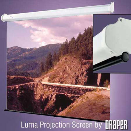 Draper Luma, HDTV Format Manual Wall or Ceiling Mounted Screen, 45x80"