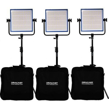 Dracast Plus Series Tungsten 3-Light Kit