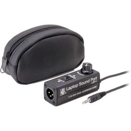 DSAN Laptop Sound Port Compact Adapter with Ground Lift Switch