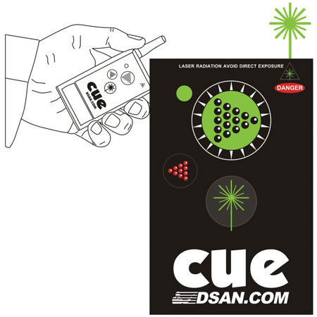 DSAN 3-Button Wireless Actuator for PerfectCue (Forward, Back and Green Laser Pointer)