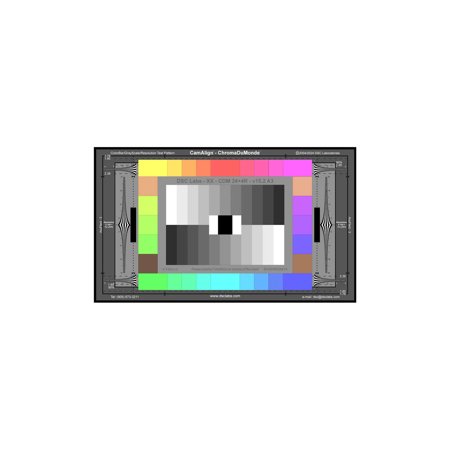 DSC Labs ChromaDuMonde 24 + 4R Standard CamAlign Chip Chart with Resolution