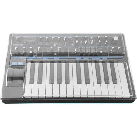 Decksaver Cover for Novation Bass Station 2, Smoked Clear