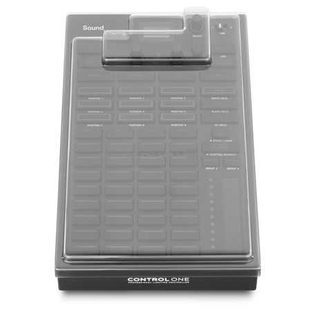 Decksaver Light Edition Cover for Soundswitch Control One Controller, Smoked Clear