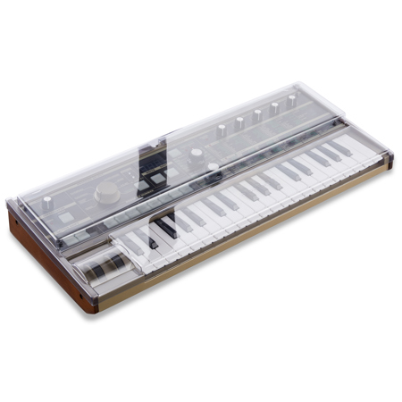 Decksaver Cover for Korg microKORG & microKORG S Synthesizer/Vocoder, Light Edition, Smoked/Clear