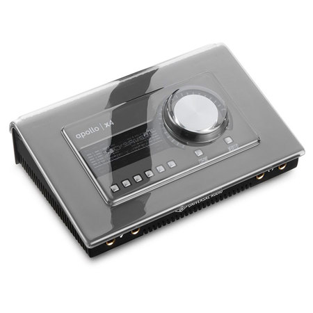 Decksaver Cover for Universal Audio Apollo X4 Interface, Smoked/Clear
