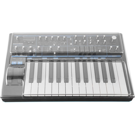 Decksaver Cover for Novation Bass Station 2 Synthesizer, Smoked/Clear