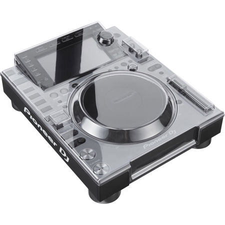 Decksaver Cover and Faceplate for Pioneer CDJ-2000 NXS2 DJ Multiplayer, Smoked/Clear