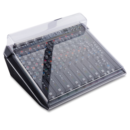Decksaver Cover for Solid State Logic Big Six Mixer and Interface, Smoked/Clear