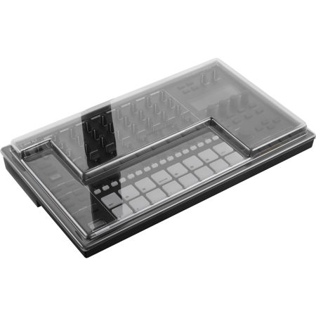 Decksaver Cover for Roland MC-707 Groovebox, Smoked/Clear