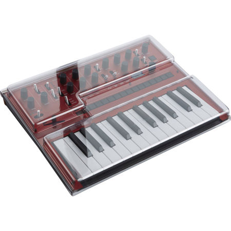 Decksaver Cover for Korg Monologue Synthesizer Keyboard, Smoked/Clear