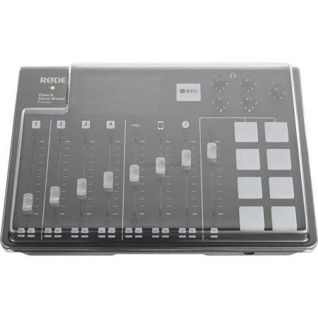 Decksaver Cover for Rode Rodecaster Pro, Smoked Clear