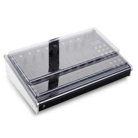 Decksaver Cover for ISLA Instruments S2400 Drum Machine, Smoked Clear