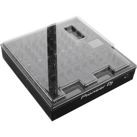 Decksaver Cover for Pioneer DJM-V10 and DJM-V10-LF Mixer, Smoked/Clear