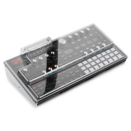 Decksaver Cover for ASM Hydrasynth Desktop Synthesizer, Smoked/Clear