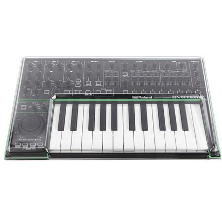 Decksaver Roland Aira System 1 Plug-out Synthesizer Cover, Smoked/Clear