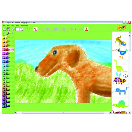 Core Learning Crayola Art Studio, PC, Download Version