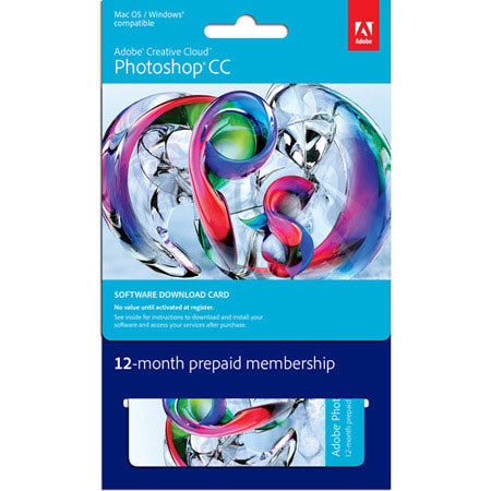 Adobe Photoshop CC Creative Cloud, Individual 12 Month Subscription, Download