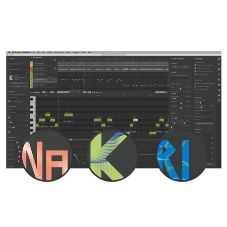 Dreamtonics Synthesizer V Studio Pro Bundle 1 with 3 Voice Database, Download