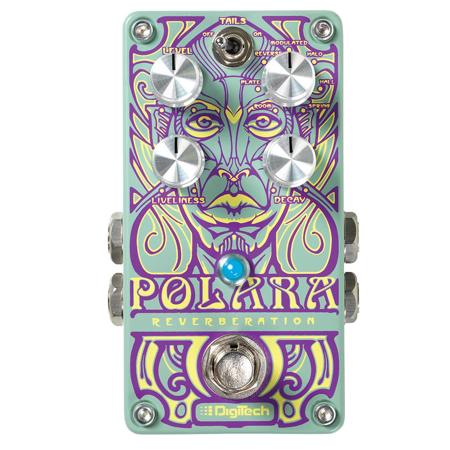 DigiTech Polara 7 Lexicon Stereo Reverb Pedal with Tails On/Off Switch